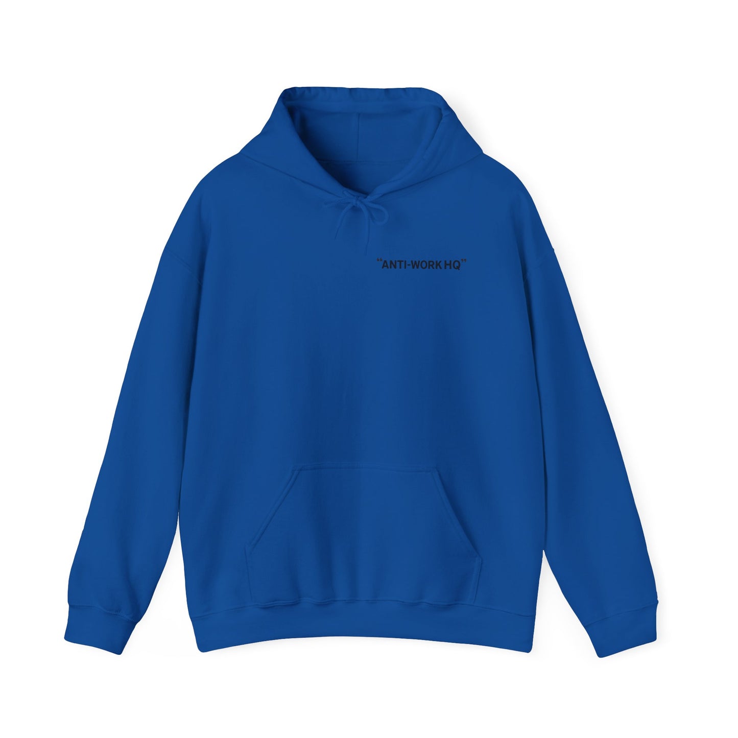 "Anti-Work HQ" Office Sloth Meme Graphic Hoodie
