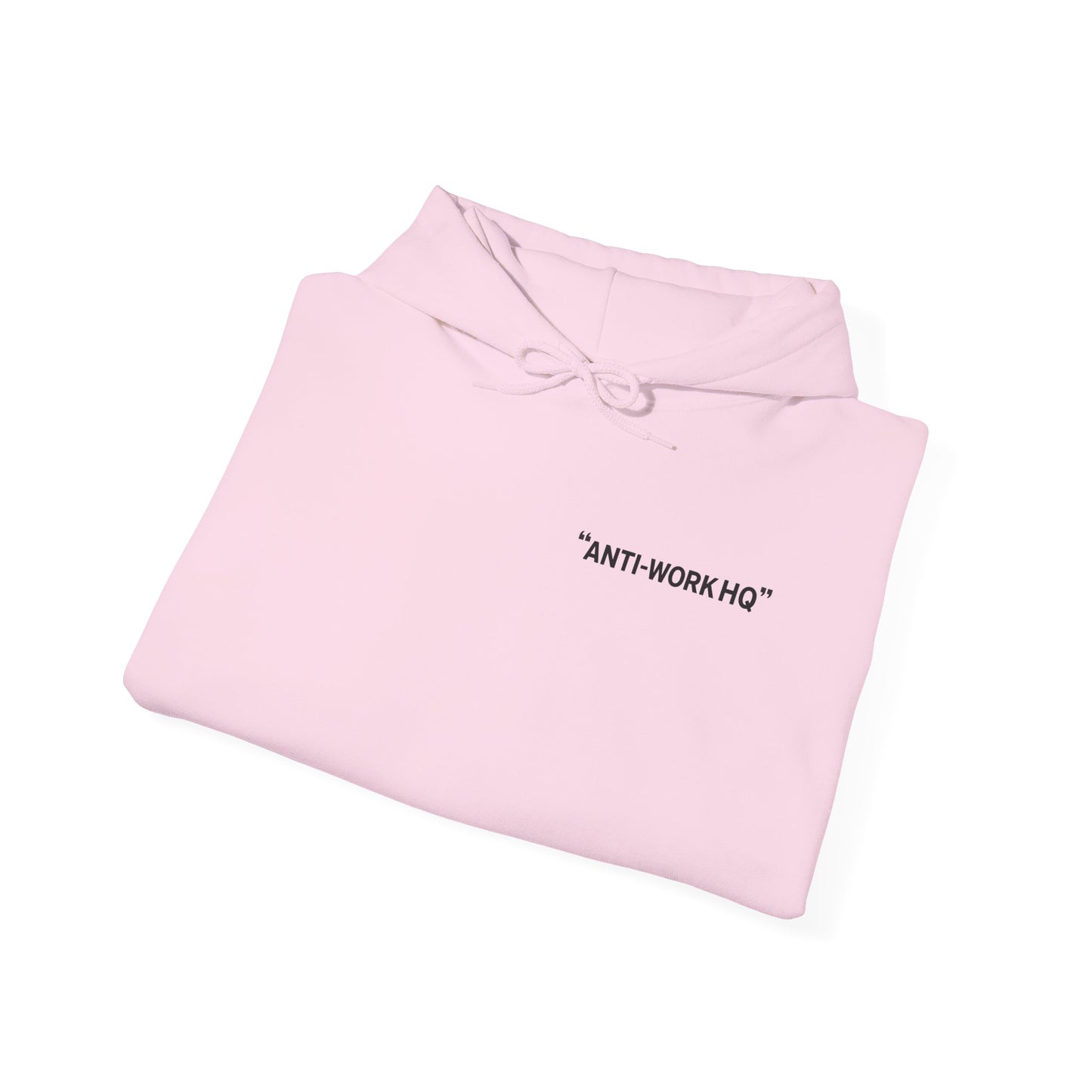 "Anti-Work HQ" Office Sloth Meme Graphic Hoodie