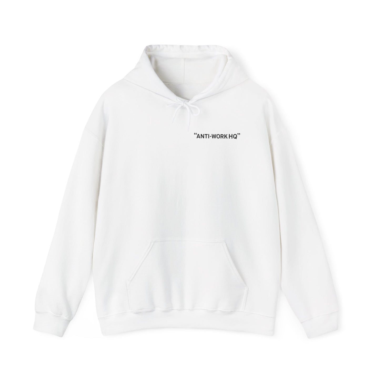 "Anti-Work HQ" Office Sloth Meme Graphic Hoodie