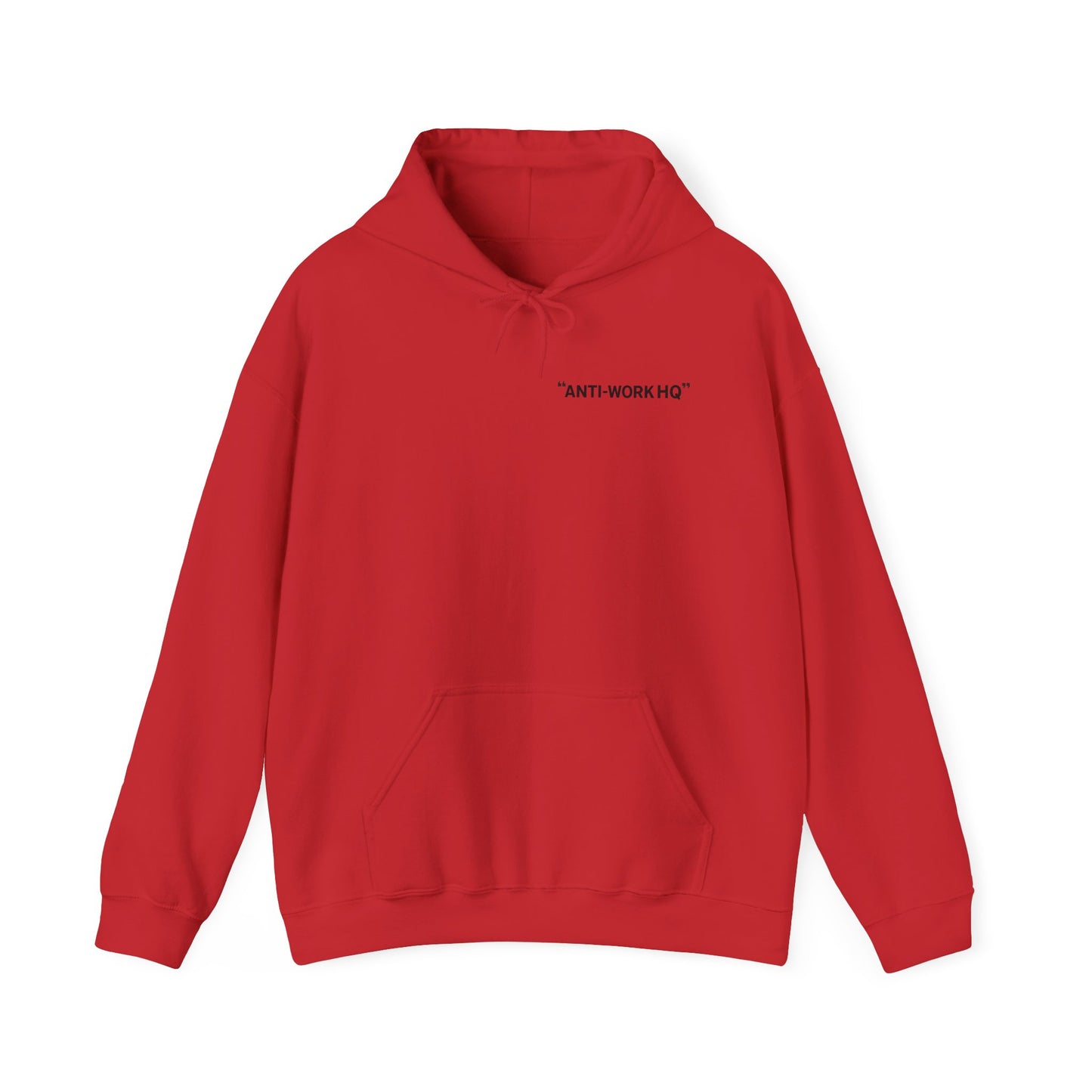 "Anti-Work HQ" Office Sloth Meme Graphic Hoodie