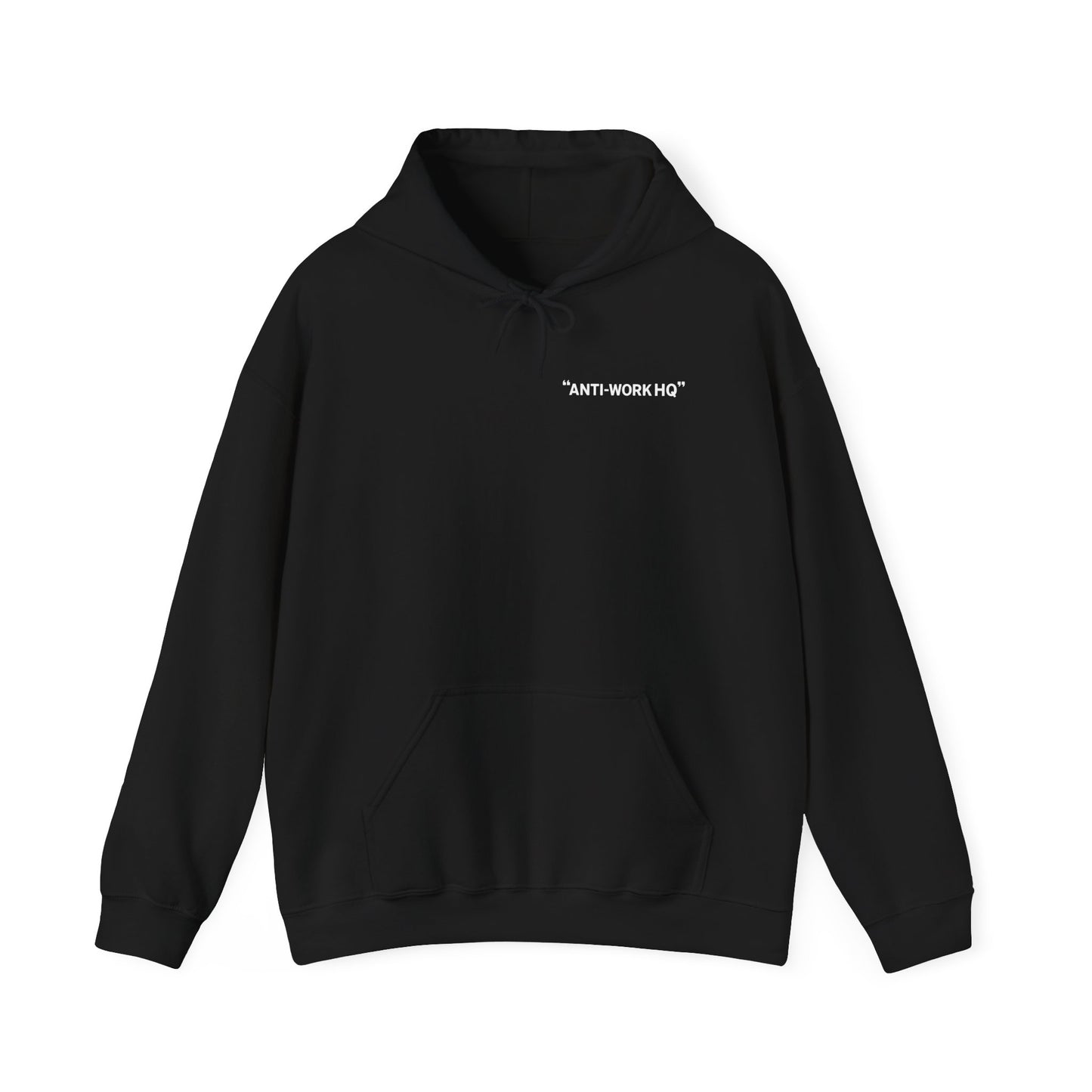 "Anti-Work HQ" Office Sloth Meme Graphic Hoodie